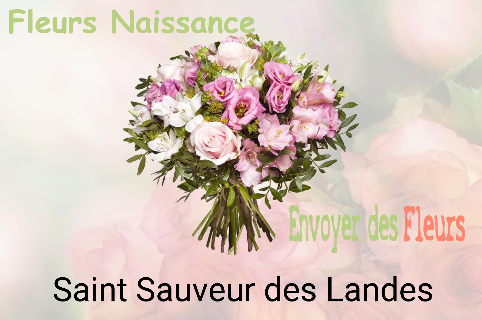 Bouquet de fleurs de naissance livré à Saint-Sauveur-des-Landes